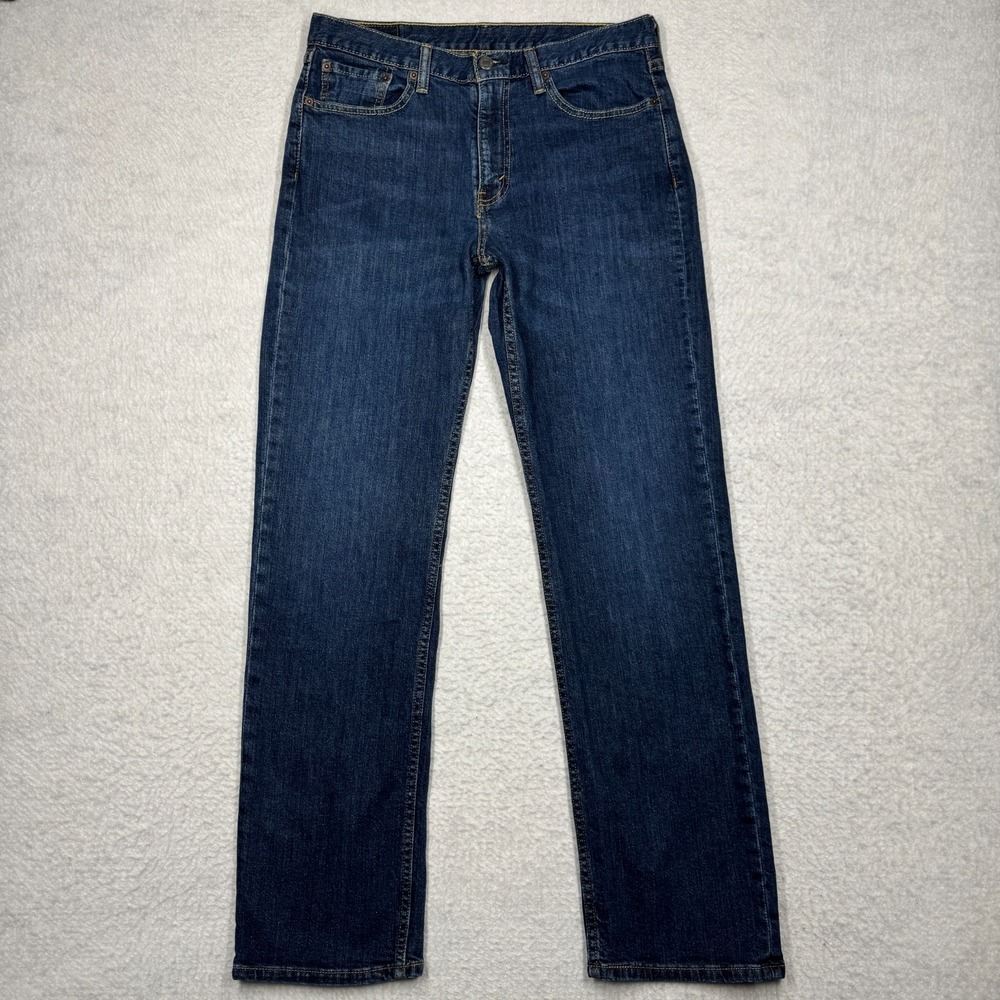 Levi's 514 Regular Fit Straight Leg‎ Jeans Blue Denim Pants Men's Size 32x32